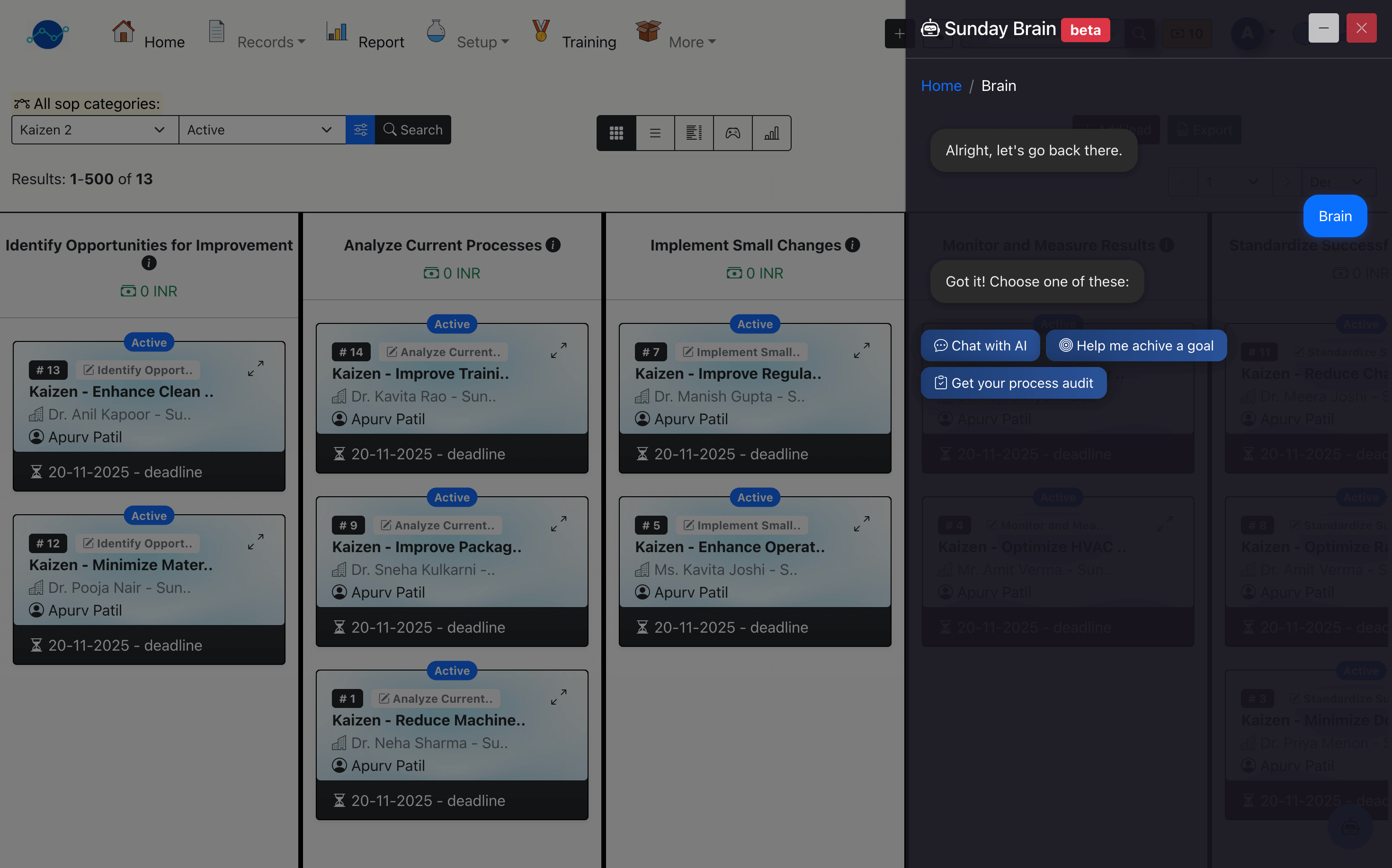Kaizen with Sales Sunday!